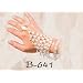 Klingender Ring-Handschmuck aus M�nzen silberfarben