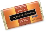 Tropical Source Toasted Almond Dark Chocolate, Dairy Free & Gluten Free, 3 Ounce Bar (Pack of 12)