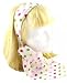 Apparel : Head Band ~ White with Pink & Lime Dots