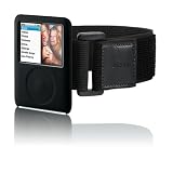 Belkin Silicone Sleeve with Armband for iPod nano 3G (Black)
