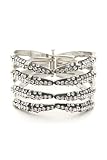 Silver Hand Bling Cuff Bracelet