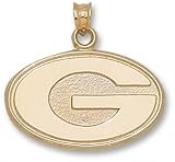 Georgia Bulldogs Solid 10K Gold ''G'' 5/8'' Pendant
