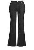 Avenue Plus Size Flare Leg Sparkle Jean
