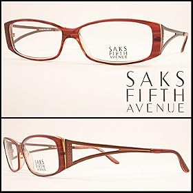 Saks Fifth Avenue Prescription Eyewear - mod170ywine