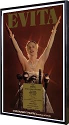Evita (Broadway) 11"x17" Framed Poster