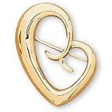 14K Yellow Gold Mothers Love Brooch