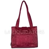 Donna Sharp Raspberry Ice Lori Tote Quilted Handbag Purse by Quilts by Donna