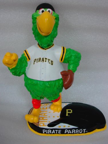 Pirate Parrot Pittsburgh Pirates Mascot MLB Helmet Base Bobblehead