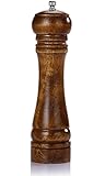 PROLOSO Oak Wood Pepper Mill Salt Grinder 8"