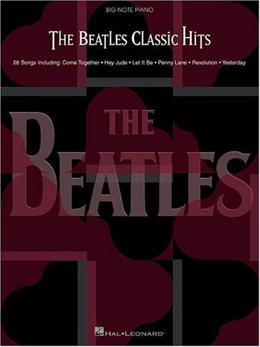Books: The Beatles Classic Hits  Big Note Piano 
