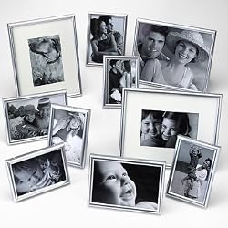 10 pc Silvertone Frame Box Set