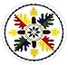 Hex Sign: Mighty Oak 8" Hex: Strength, health in body and mind, and endurance