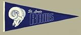 Saint Louis Rams Medium Throwback Pennant