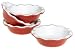 Emile Henry Provencal Cerise Red Individual Pie Plates, Set of 4
