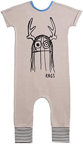 Rags to Raches - Short Sleeve Romper - 'Trinny' / Black