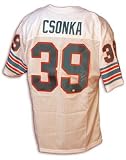 Larry Csonka Signed Miami Dolphins Throwback White Jersey - HOF 87
