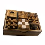 Wooden Puzzle Gift Set - 6 Puzzles