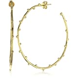 gorjana Willow Gold-Tone Textured Hoop Earring