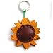 GIRASOLE - Sunflower Italian Leather Key Chain
