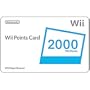 Wii 2000 Points Card