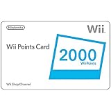 Wii 2000 Points Card (Video Game)