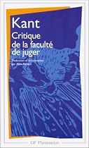 Critique de la faculté de juger