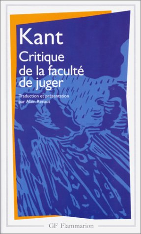 Childrens Toyshop  Livres : Critique de la faculté de juger