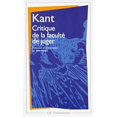 Critique de la facult� de juger