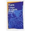 Critique de la facult� de juger