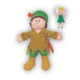Tellatale Peter Pan Hand Puppet and Tinkerbell Finger Puppet