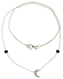 Sterling Silver Necklace with a Moon Slide 17