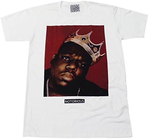 ARAINA big poppa notorious B.I.G rapper hip hop T-Shirt White / AR92 size L