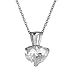 3.34 ct GIA Certified Heart Diamond Pendant in 18k White Gol ct GIA…