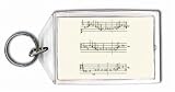 Sheet Music (Musica Antiqua) Keychain