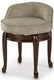 Delmar Low Back Swivel Vanity Stool