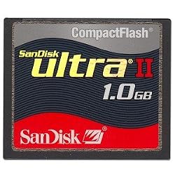 Sandisk 1GB Ultra II Compact Flash Memory Card