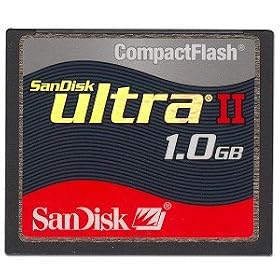 1GB Ultra II CF Card-Sm Clam by SanDisk