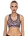 Womens Mermaid Fish Scale Running Yoga Sports Fitness No Rims Impact Bra