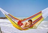 Yucatan Cotton String Multicolor Hammock-Made In Yucatan, Mexico-High Quality Construction.