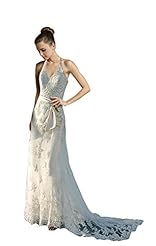 Sheath Halter Belted Applique  Dress with a Chapel Train 