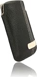 Produkt-Bild: Krusell Gaia Leder Etui Tasche f&uuml;r Doro PhoneEasy 332gsm schwarz