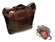 Floto Medium Piana Tote Vecchio Brown Leather Luggage Weekender Bag