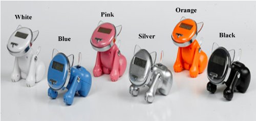 Cat Shape Talking Clock (White Color)