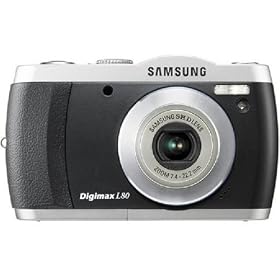 Samsung L80 Digital Camera [8.1MP, 3 x Optical Zoom, 2.5" LCD] With Imitation Leather Case