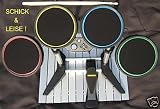 4 Daempfer-Pads aus Filz fuer Schlagzeug/Drum/Drums, Game Rockband/Rock-Band