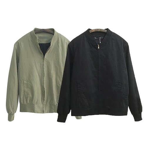 2016 A/W MA-1ジャケット スタジャン スカジャン レディース ブルゾン リブ付き 選べる2色4サイズ