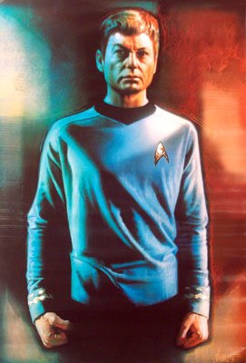 STAR TREK POSTER SINGLE SIDED MCCOY - DREW STRUZAN ART 25X37 AP