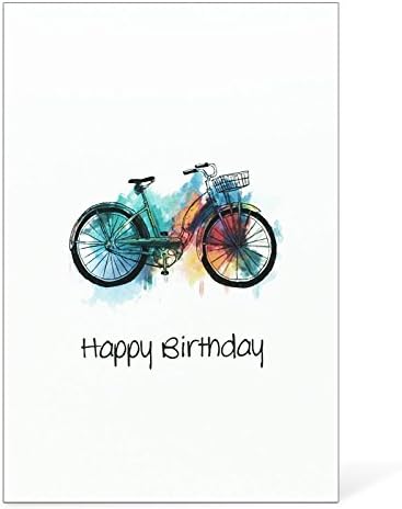 Birthday Card with Silver Granules, The Journey, Envelope Included