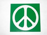 PEACE SIGN 2 BUMPER STICKERS WONDERFUL, RELEVANT MESSAGE!
