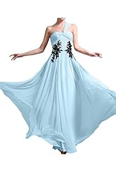 Chiffon Lace Sheath One Shoulder Evening Dress 